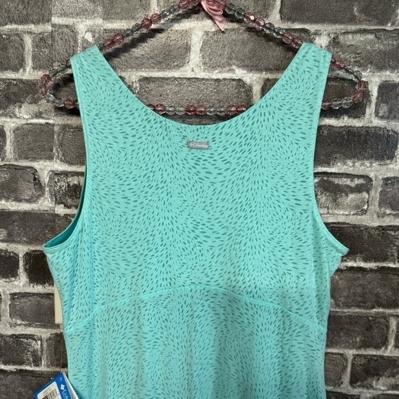 NWT Columbia See Through You Burnout Dress mint teal - Picture 9 of 10
